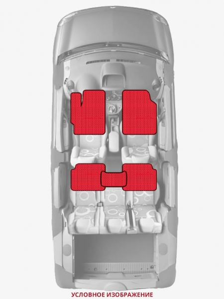 ЭВА коврики «Queen Lux» стандарт для Audi Q7 (1G)
