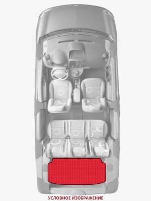 ЭВА коврики «Queen Lux» багажник для Peugeot 206 GTI